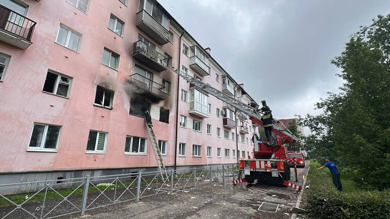 В Великих Луках произошел взрыв бытового газа в одном из жилых домов